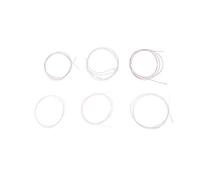 SANRLO Chitarra, strumenti musicali, 1 set di 6 corde in nylon argento da 99 cm per chitarra classica acustica