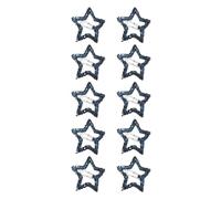 SANRLO Fermagli per capelli, fasce per capelli, accessori per capelli da donna, set da 10 fermagli per capelli con paillettes a stella, in lega, accessori estetici per capelli da donna