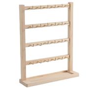 SANRLO Portachiavi, multiuso, espositore portatile in legno massello, per uso domestico e ufficio