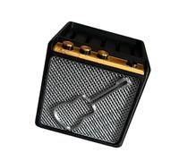SANRLO Scatola per plettri per chitarra a forma di altoparlante, organizer per plettri, contenitore per chitarristi principianti, Multicolore