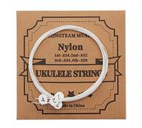 SANRLO Set di corde per ukulele, 4 pezzi, in nylon trasparente, accessori di ricambio per ukulele