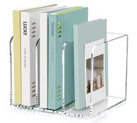 SANRUI Portariviste, portariviste e supporto per libri, in acrilico, per documenti, libri, tablet, lettere, antiscivolo, per ufficio e cosmetici (18,5 x 21,5 cm)