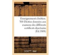 Sans Auteur Enseignement chrétien (Tascabile)