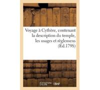 Sans Auteur Voyage À Cythère, Contenant La Description Du Temple, Le (Tascabile)
