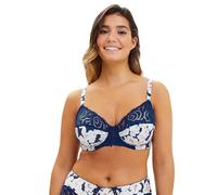 Sans Complexe Amelie Print Reggiseno, Stampa Floreale Blu, 5E Donna