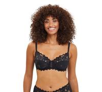 Sans Complexe - Arum - Reggiseno Push up Classico in Pizzo con Ferretto - Donna - Nero - 4E