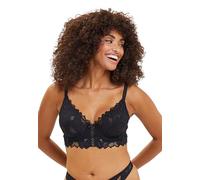 Sans Complexe - Arum - Reggiseno Push up Classico in Pizzo con Ferretto - Donna - Nero - 4E