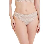 Sans Complexe - Arum - Slip in Microfibra e Pizzo - Classico - Tinta Unita - Donna - Beige - L