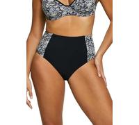 Sans Complexe At The World's End Costume da Bagno, Mutandine a Vita Alta, Stampa Animale Nero, 42-44 Donna