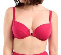 Sans Complexe Bain Glamourous Textured Bikini Top, Ciliegia, 85F Women's