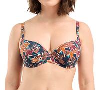 Sans Complexe Bain Staycation Bikini Top, Stampa Floreale Blu, 3D Women's