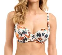Sans Complexe Bain Staycation Bikini Top, Stampa Floreale in Avorio, 90E Women's
