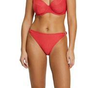 Sans Complexe Bask in Bliss Costume da Bagno, Mutandine a Vita Bassa, Rosso Poppy, 42-44 Donna