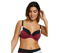 Sans Complexe Beyond The Beach Parte Superiore del Bikini, Colorblock Prugna, 75D Donna