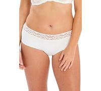 Sans Complexe - Charline - Shorty in Microfibra e Pizzo Senza Cuciture - Classico - Tinta Unita - Donna - Avorio - XL