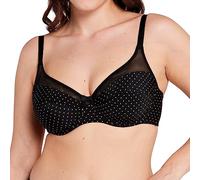 Sans Complexe Complice Full Coverage Bra, Stampa di Piselli Neri e ocra, 4D Women's