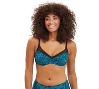 Sans Complexe Complice Reggiseno, Stampa Floreale Blu Smeraldo, 5C Donna