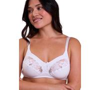 Sans Complexe Coton d'Arum Full Coverage Bra, Bianco, 0C (Taglia Unica: 80/95C) Women's
