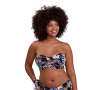 Sans Complexe Fidji Bikini Top, Stampa esotica Nera, 3C Donna