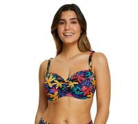 Sans Complexe Island Dream_98fak52 Parte Superiore del Bikini, Floreale Nero, 75D Donna