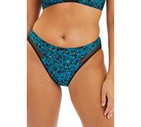 Sans Complexe - Modello Complice - Slip Vita Normale - Donna, Stampa Floreale Blu Smeraldo, 50-52