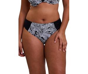 Sans Complexe - Pantaloni Seychelles-Nero, Stampa Graphic Palm Tree, 42-44