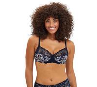 Sans Complexe Flora Reggiseno a Copertura Completa, Stampa Floreale Blu e Pallido Rosa, 7D Donna