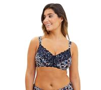 Sans Complexe Flora Reggiseno a Copertura Completa, Stampa Floreale Blu e Pallido Rosa, 3C Donna