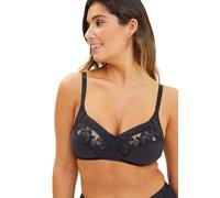 Sans Complexe Coton d'Arum Full Coverage Bra, Nero (Noir 4), 7DD Women's