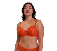 Sans Complexe Set di Lingerie da Donna Arum Semi-Sheer, Mandarino, 6D