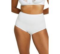 Sans Complexe - Simplement Coton - Set di 3 Slip a Vita Alta in Cotone Biologico - Donna - Bianco - 50