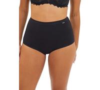 Sans Complexe - Simplement Coton - Set di 3 Slip a Vita Alta in Cotone Biologico - Donna - Nero - 50