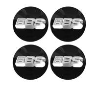 SANSHAOS 4 Pezzi Auto Coprimozzi Adesivo per BBS 56MM 60MM 65MM 70MM 80MM, Tappi Ruota per Auto Impermeabili Antipolvere Auto Decorativo Emblema Accessori,D-60MM