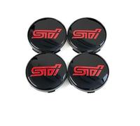 SANSHAOS 4 Pezzi Auto Coprimozzo per Subaru 60mm,Coprimozzo Del Centro di Rotella Dell'auto Impermeabile Antipolvere Accessori per Lo Styling Del Logo Dell'Auto