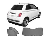 SANSHAOS Tendine Parasole Auto Tende Oscuranti per FIAT 500 2007-2018 2019 2020, Finestrini Protezione Solare Lock Raggi UV Oscuranti Vetri Auto