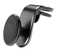 SANSHAOWUDI Porta Cellulare Auto Magnetico per Porsche Macan 2014-2022 2023, Supporto Magnetico Telefono per Presa d'Aria 360° di Rotazione Portacellulare Macchina Super Magnetismo,Black