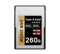SANSHOWSD CFexpress - Scheda di memoria di tipo A, fino a 910 MB/s in lettura e 810 MB/s in scrittura per registrazione 4K 8K, video RAW e foto, compatibile con fotocamere Sony Alpha & FX, supporta