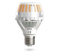 SANSI 20W Lampadina LED E27 a Risparmio Energetico, 200W Equivalenti A19 Lampada LED 3000LM 3000K Bianco Caldo, Angolo del fascio di 270° per Cucina, Ufficio, Officina, Garage, Non Dimmerabile
