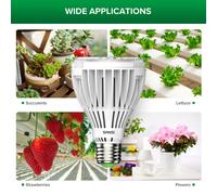 SANSI 30W Lampada LED per Piante da Interno Spettro Completo E27 con 4000K 660nm [EEK: A]