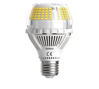 SANSI 35W Lampadina LED E27 a Risparmio Energetico, 300W Equivalenti A19 Lampada LED 5000LM 5000K Luce Bianco Freddo, Angolo del fascio di 270° per Ufficio, Officina, Garage, Non Dimmerabile