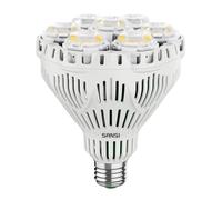 SANSI Lampada LED a Spettro Completo per Piante da Interno, 40W E27 Lampadina da Coltivazione con Elevato PPF 63 μmol/s, 4000K Lampada per la Crescita per Fioritura e Fruttificazione, Ø11,6 * 13,8 cm