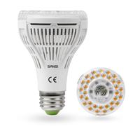 SANSI 2X 15W=200W Lampadina LED da Coltivazione A Spettro Completo Grow Tent E27 [EEK: A+++]