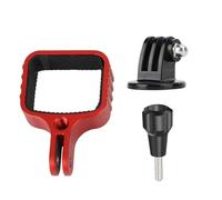 SanSixi Adattatore di espansione in metallo morsetto stabile per DJI OSMO POCKET3 Adattatore di espansione in metallo per testa fotocamera con lunetta fissa accessori (rosso)