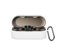 SanSixi - Copertura protettiva per microfono portatile, atossica, in silicone, antipolvere, lavabile, per lavori Anker M650, accessori per microfono wireless (bianco)