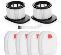 Sansoak Filtro di ricambio IZ400 IZ420 per aspirapolvere Shark Stratos DuoClean senza fili IZ400UK IZ400UKT IZ420UK IZ420UKT, 2 post motore Hepa e 4 filtri in schiuma e 4 filtri in feltro