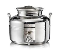 SANSONE 5Lt Il Gioiello Fusto Acciaio Inox Olio Vino Acqua Rubinetto Stand