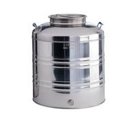 Bidone Sansonee 20 litri damigiana fusto in acciaio inox 18/10 contenitore per o