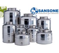 Sansone Fusto aggraffato bidone olio 10 15 20 30 50 Lt inox rubinetto - Rotex