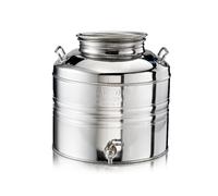 SANSONE FUSTO CONTENITORE PER OLIO IN ACCIAIO INOX lt 10- 15- 20- 25- 30