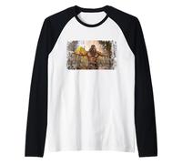 Sansone Il Giudice Bibbia Storia Forza Potenza Capelli Bue Mascella Maglia con Maniche Raglan
